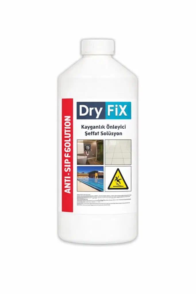 DryFix Kayganlık Önleyici Şeffaf Solüsyon 10 Lt