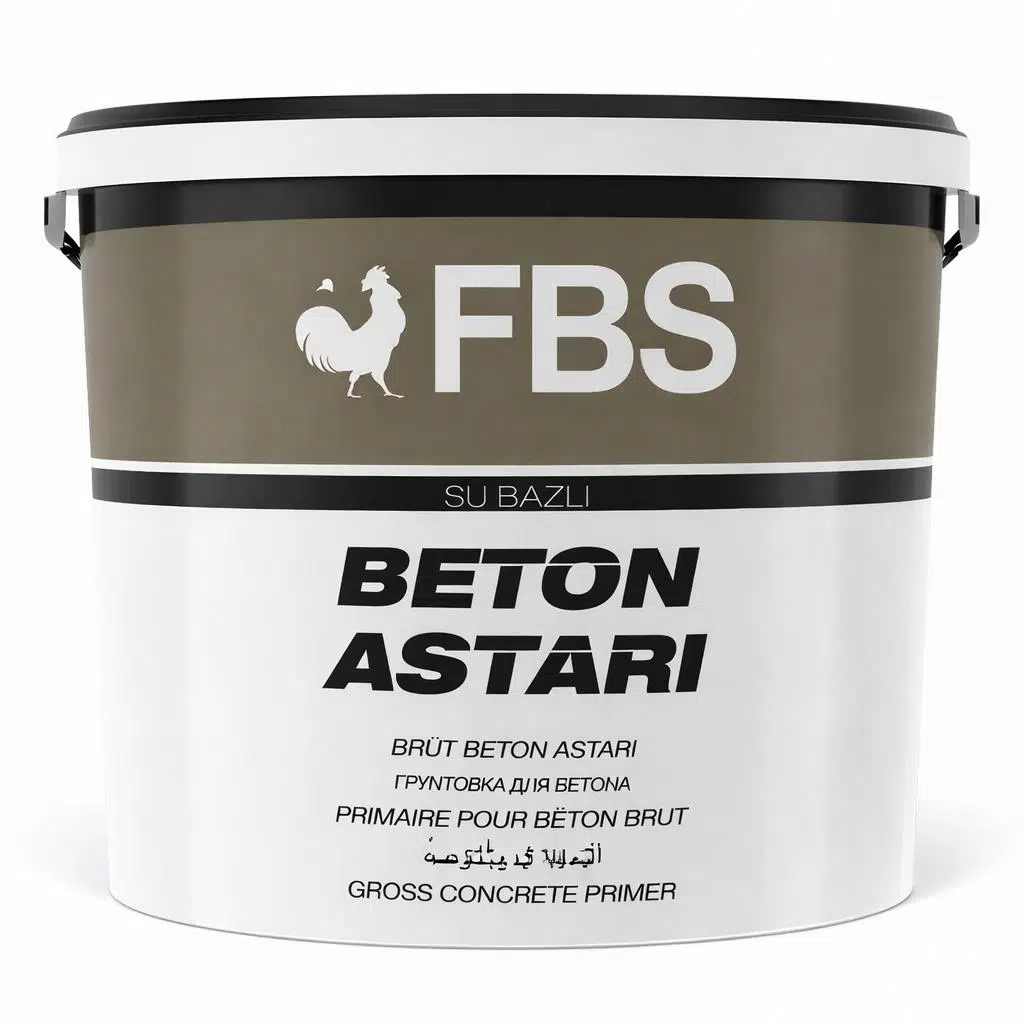 Fbs Brüt Beton Astarı 12 Kg Kırmızı