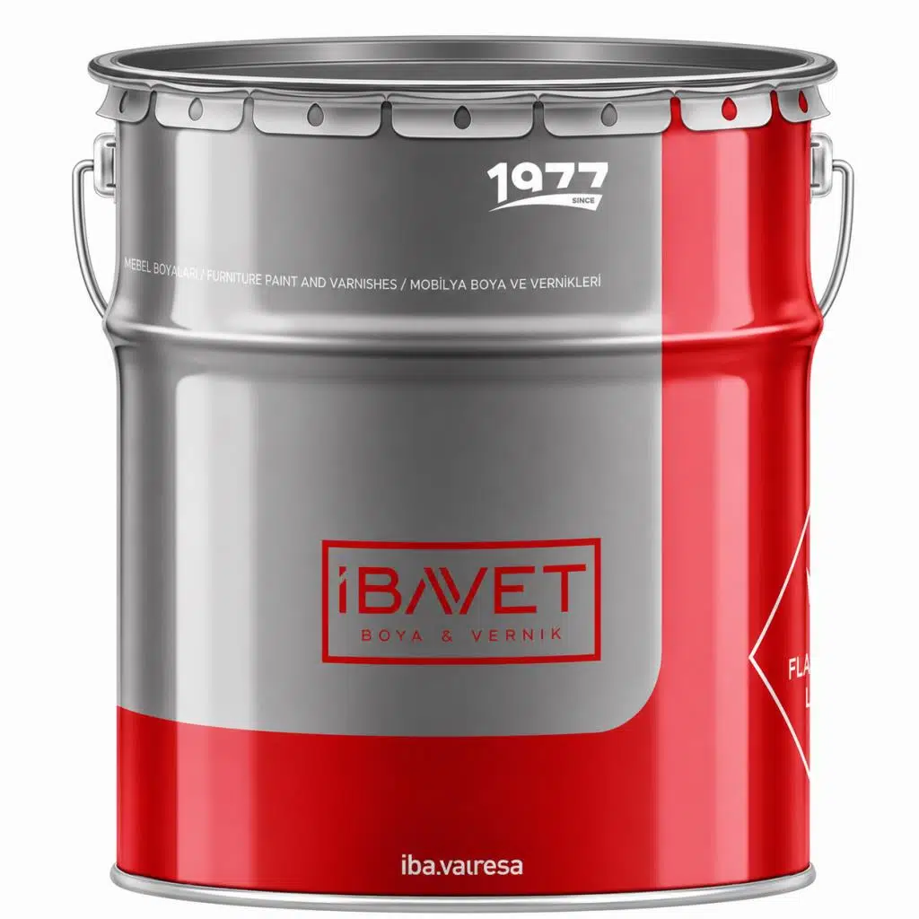 İbavet Selülozik Boya 12 Kg Özet Mat Siyah Ral 9005