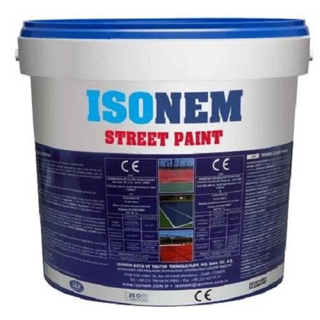 İsonem Street Paint Asfalt Ve Beton Zemin Boyası 10 Kg