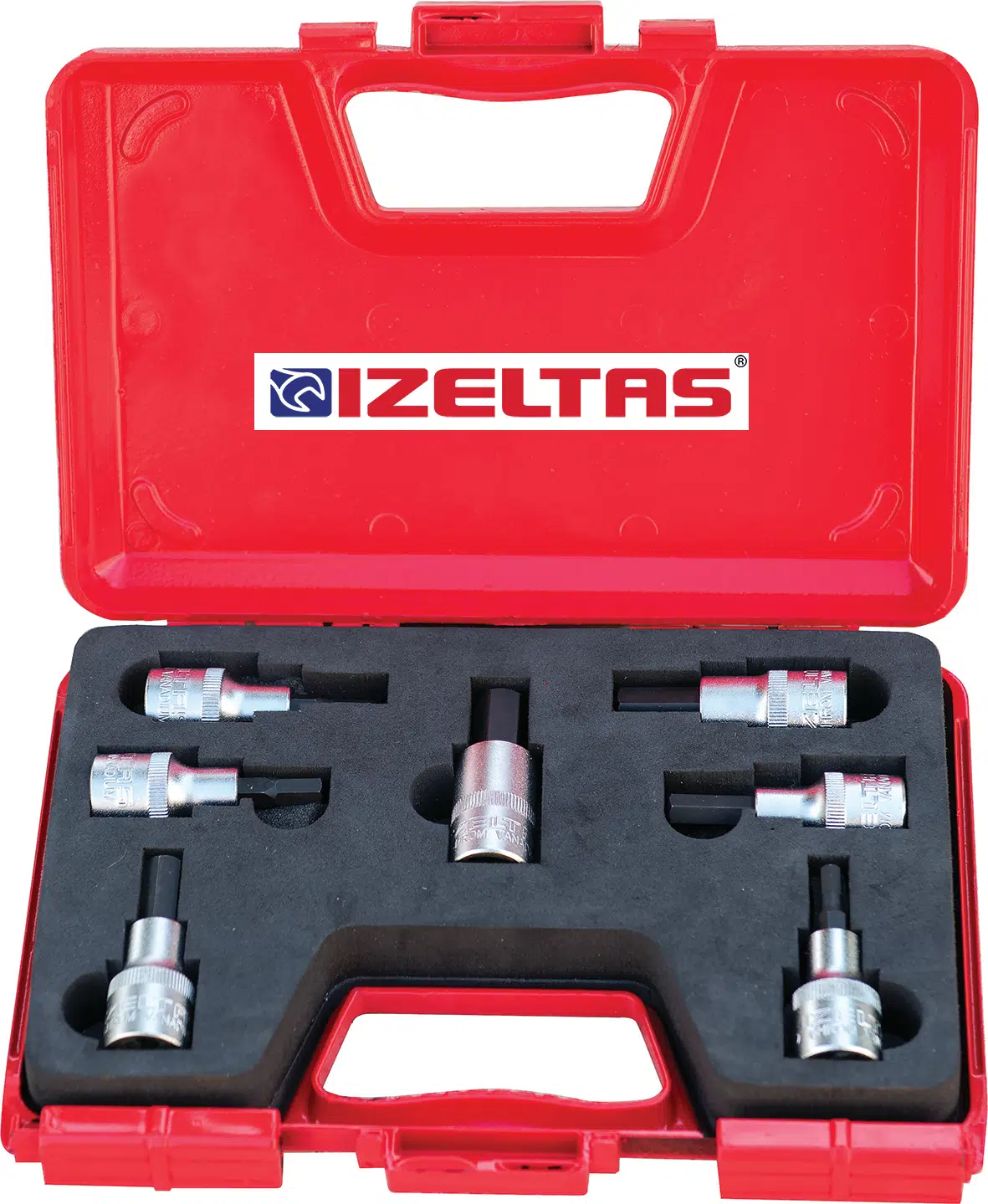İzeltaş 1113001107 7'li lokmalı allen uç takımı 1/2"