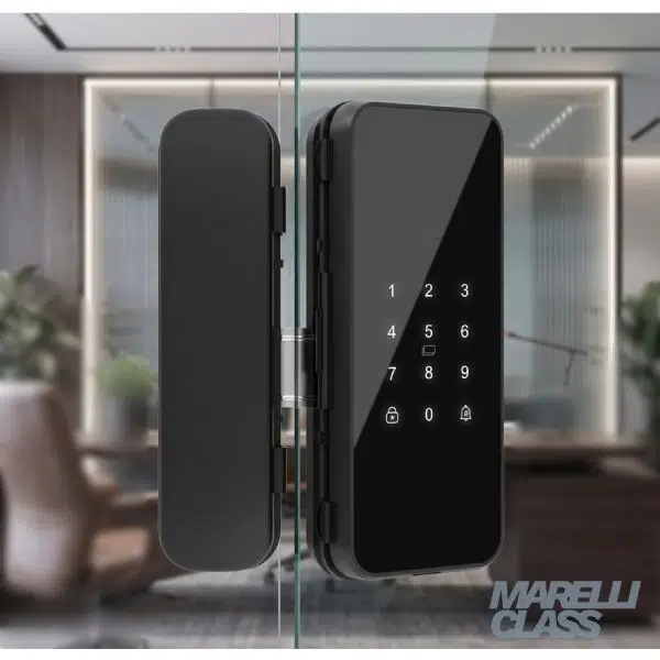 Marelli CLASS UZAKTAN KUMANDALI şifreli ve kartlı elektronik cam kapı kilidi