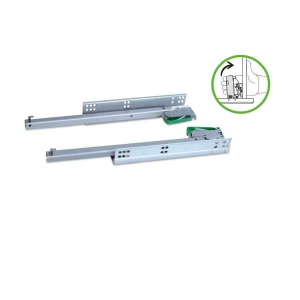 Marelli PLUS çift açılım 40 cm 50 cm tandem gizli Frenli Çekmece Rayı