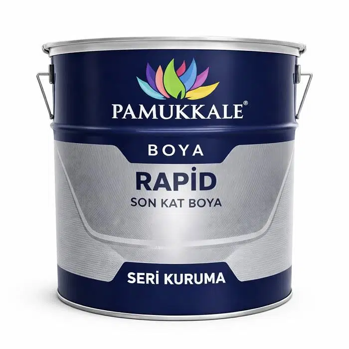 Pamukkale 1402 Rapid Endüstriyel Boya 60-70 Gloss 15 Kg Açık Gri Ral 7035