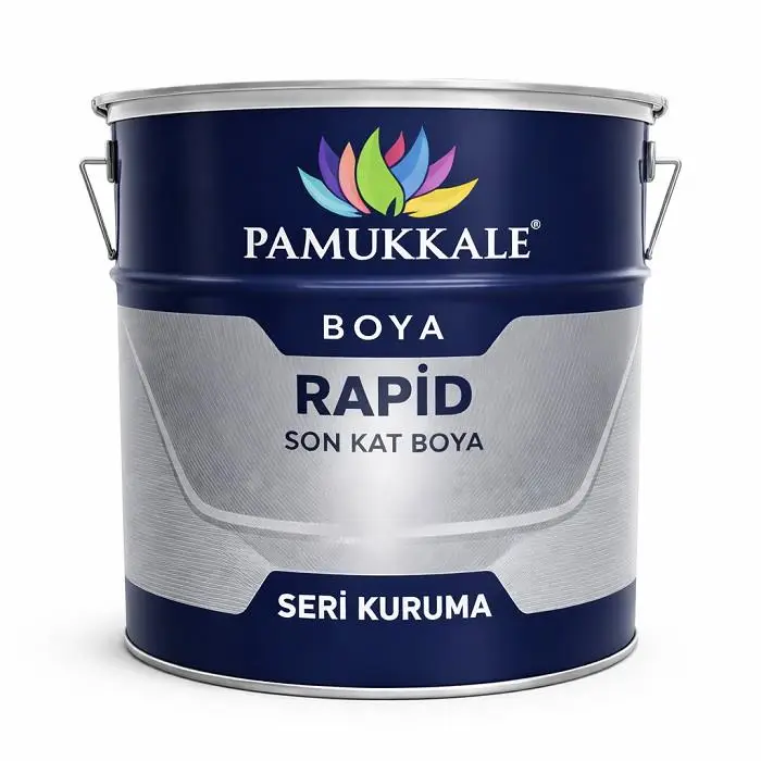 Pamukkale 1402 Rapid Endüstriyel Boya 60-70 Gloss 15 Kg Ral 7043 Trafik Grisi