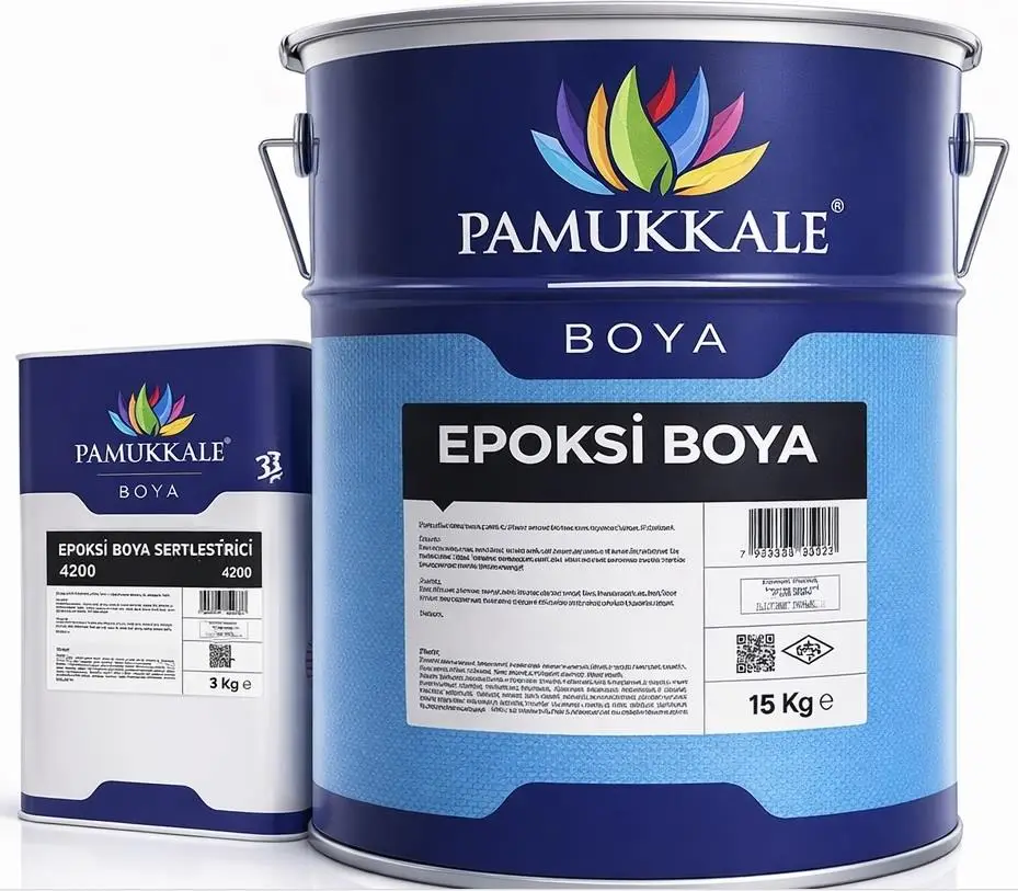 Pamukkale 4200 Epoksi Boya 18 Kg Ral 7039 Kuvars Grisi