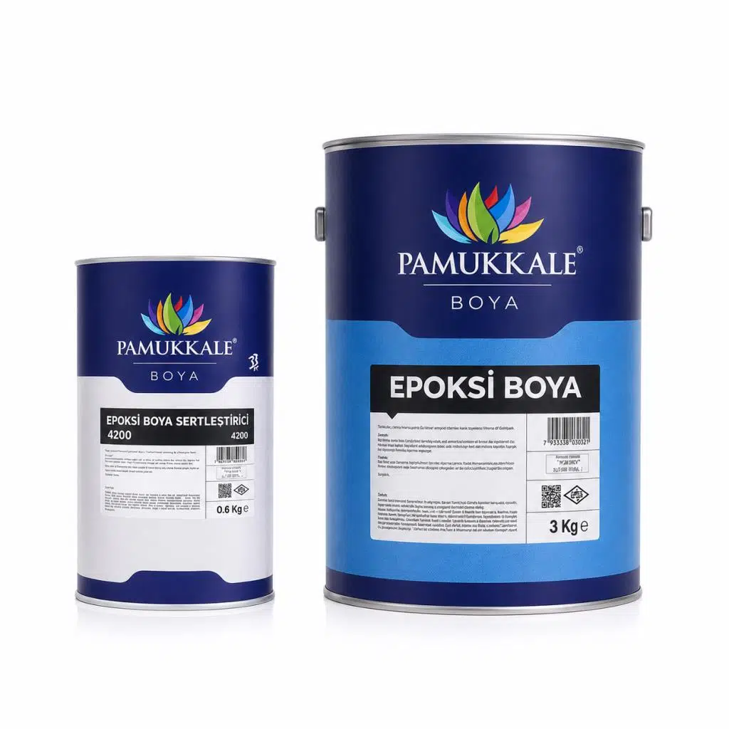 Pamukkale 4200 Epoksi Boya 3.6 Kg Ral 5002 Ultramarin Mavi