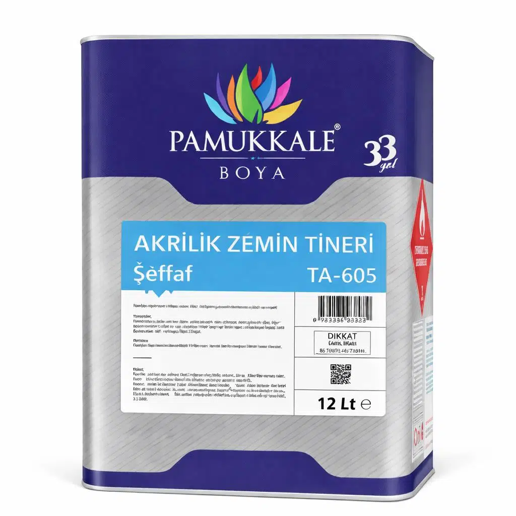 Pamukkale Akrilik Zemin Boyası Tineri 12 Lt