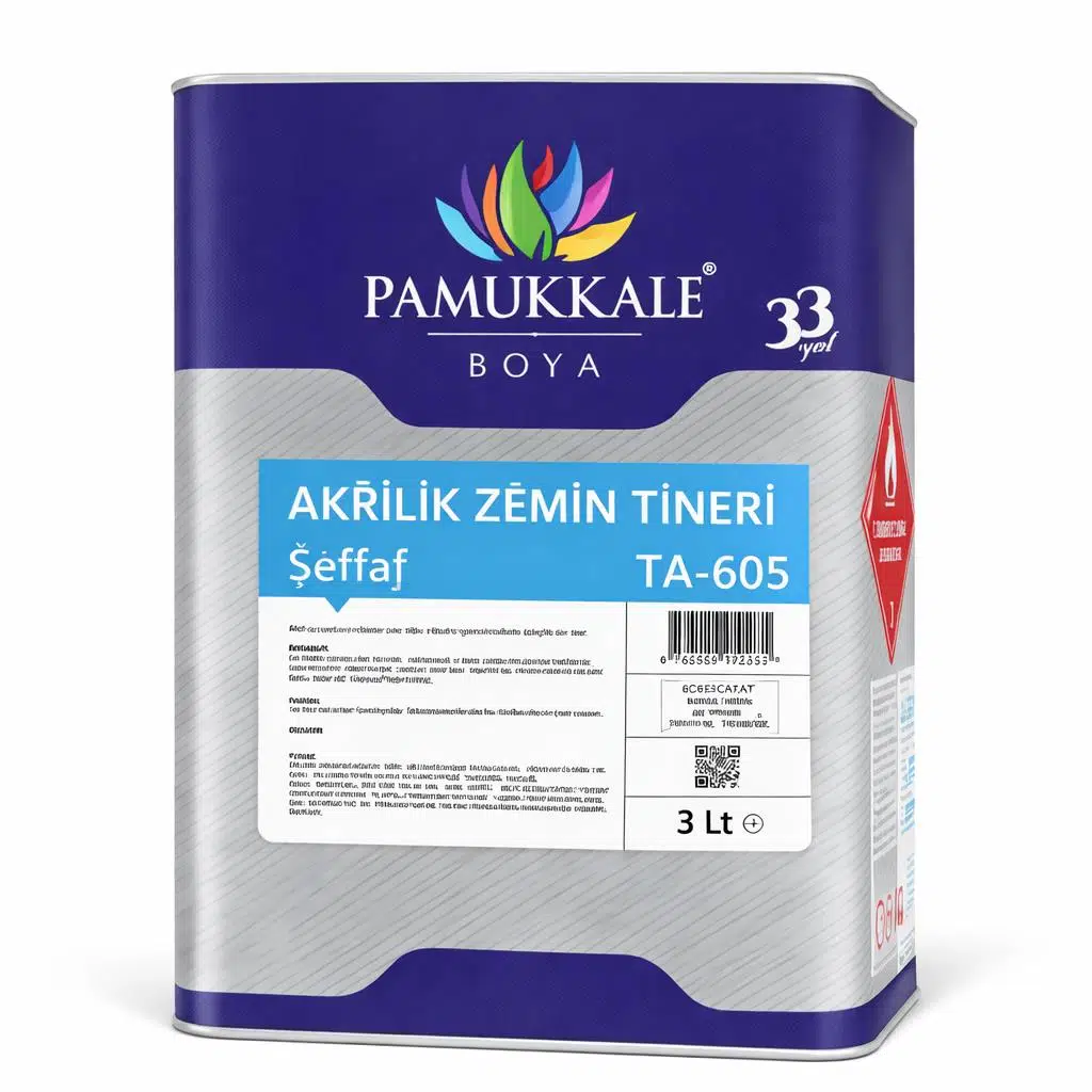 Pamukkale Akrilik Zemin Boyası Tineri 3 Lt