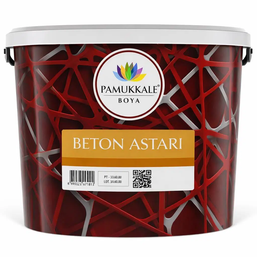 Pamukkale Brüt Beton Astarı 3.5 Kg Kırmızı