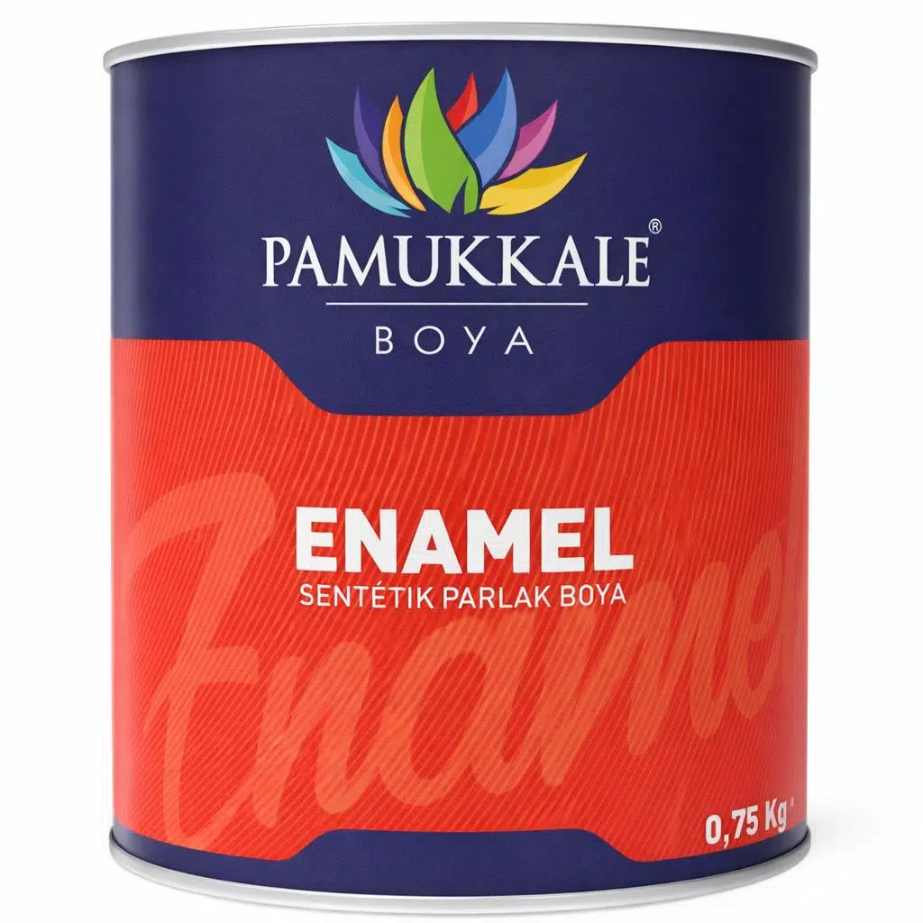 Pamukkale Enamel Sentetik Parlak Yağlı Boya 0.75 Kg Turuncu Ral 2004
