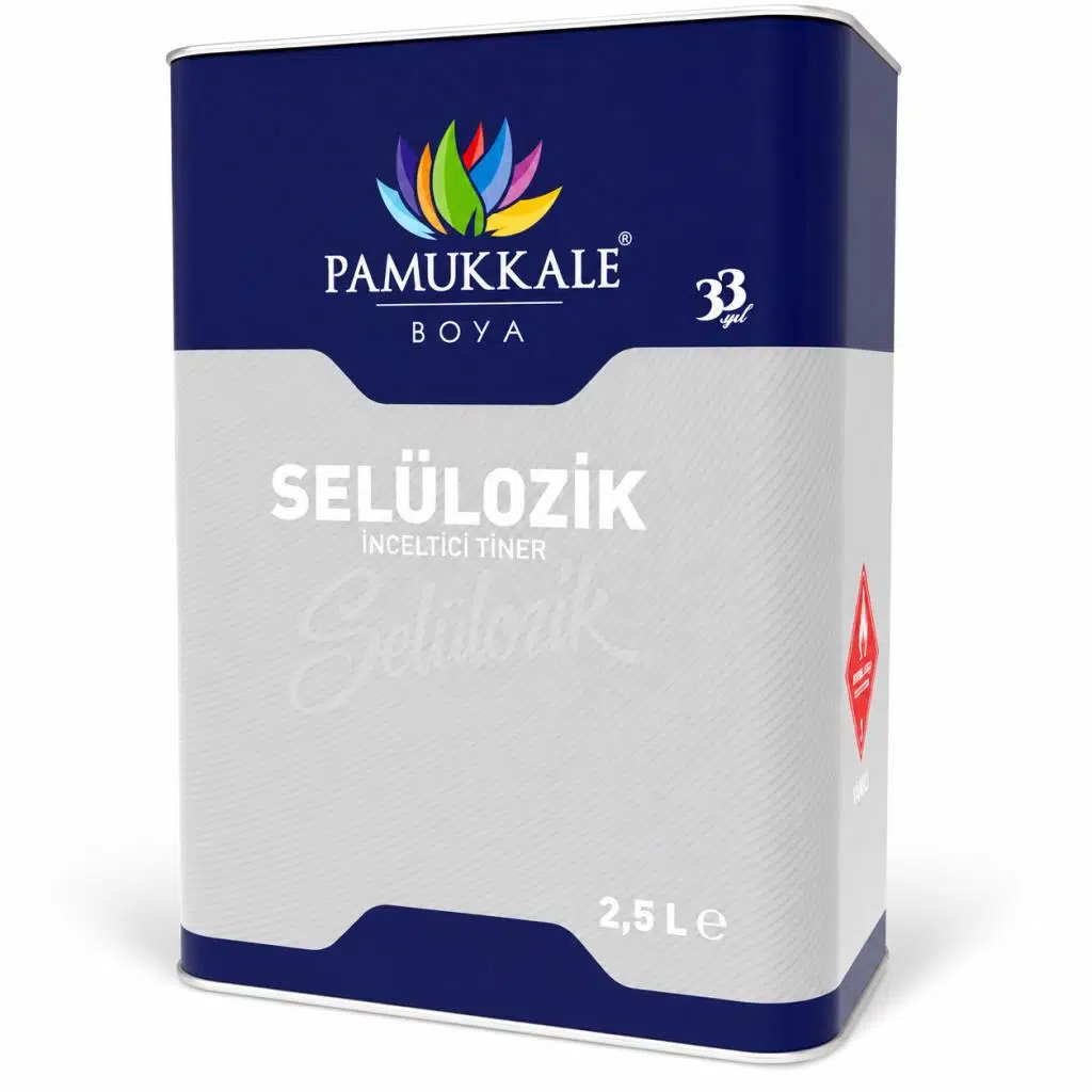 Pamukkale Extra Selülozik Tiner 2.5 Lt