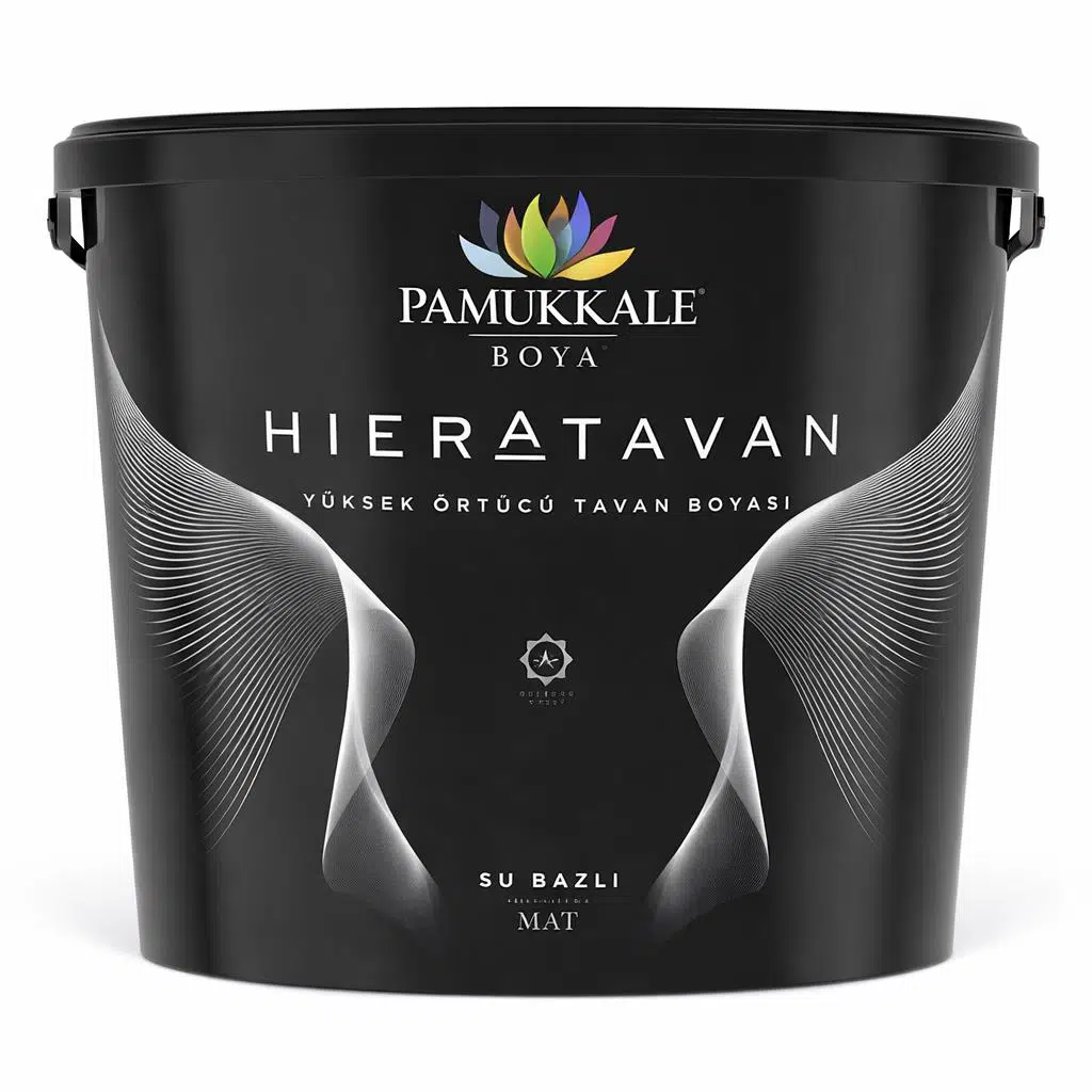 Pamukkale Hiera Yüksek Örtücü Tavan Boyası 1 Kg KarBeyaz