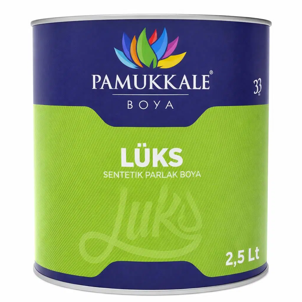 Pamukkale Lüks Parlak Sentetik Yağlı Boya 2.5 Lt Siyah