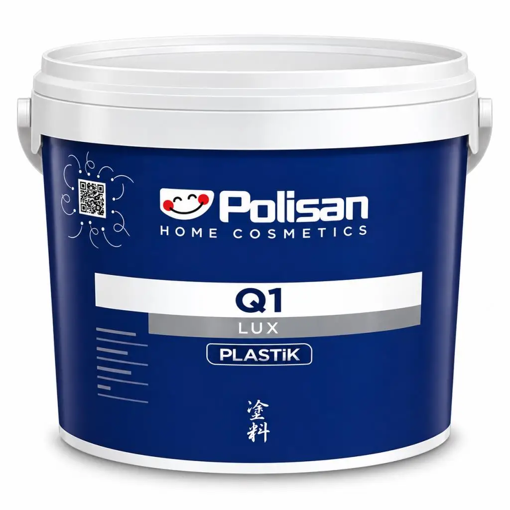 Polisan Q1 Lüx Plastik İç Cephe Boyası 15 Lt Beyaz