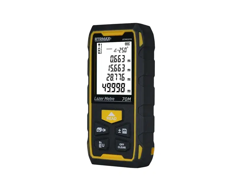 RTRMAX ŞARJLI LAZER METRE 70 MT YEŞİL