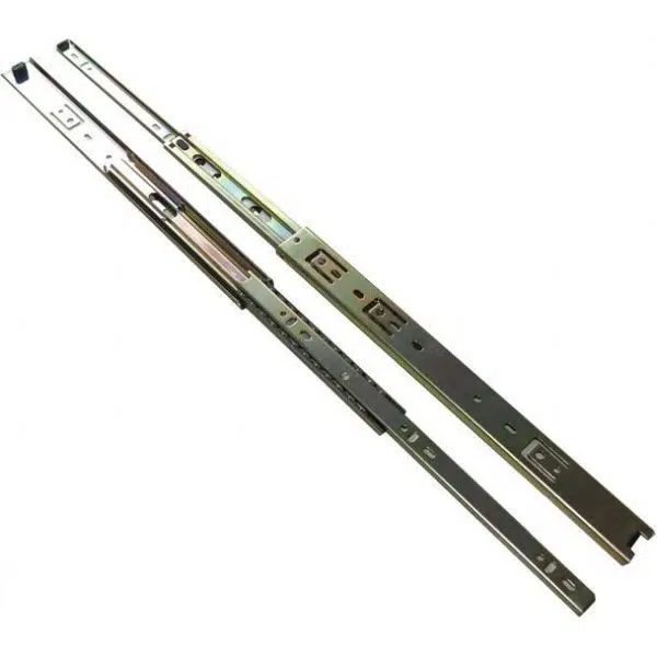 Serio 30 mm genişlik 50 cm teleskopik bilyalı çift açılım çekmece rayı