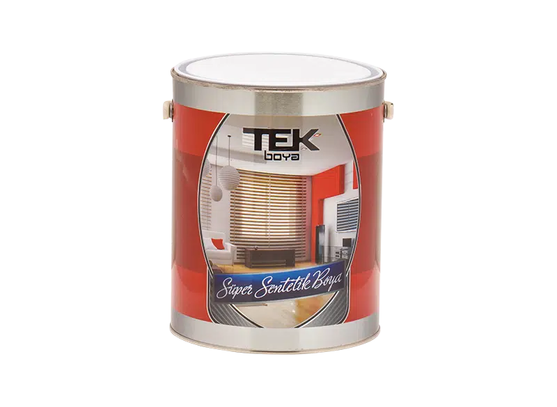 TEK SENTETİK YAĞLI BOYA BEYAZ 2,5 LT